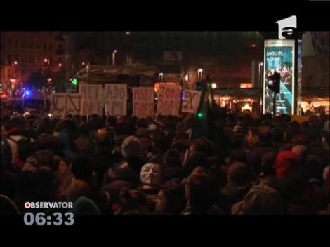 Taxa pe internet a scos peste o sută de mii de oameni pe străzile Budapestei!