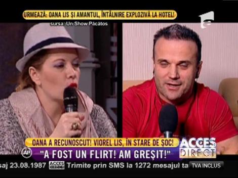 Oana Lis a recunoscut că a flirtat cu amantul Vali