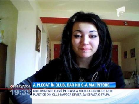 O adolescentă de 15 ani a plecat în club și nu s-a mai întors acasă