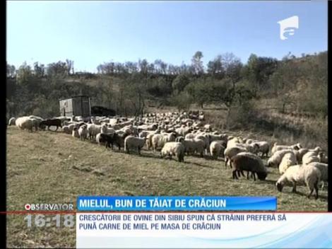 Mielul, bun de tăiat pentru Crăciun