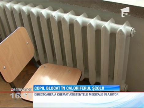 Update / Caloriferul, capcană pentru un școlar