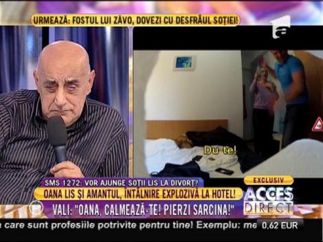 Oana Lis și amantul, întâlnire explozivă la hotel