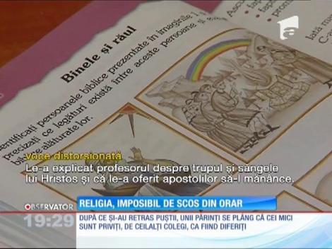 Religia, imposibil de scos din orarul școlar