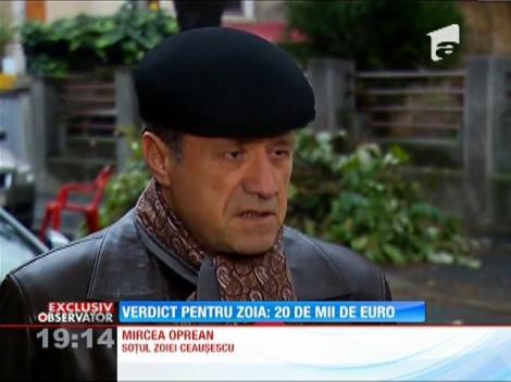 Zoia Ceaușescu a câștigat procesul de recuperare a bunurilor care i-au fost confiscate în 1990