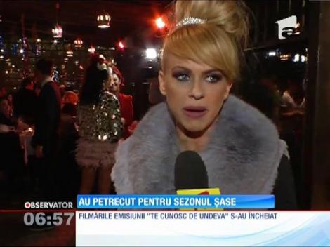 Vedetele show-ului "Te cunosc de undeva!" au sărbătorit încheierea filmărilor într-un restaurant