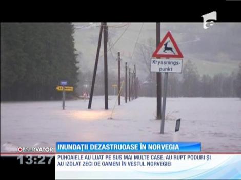 Inundații dezastruoase în Norvegia