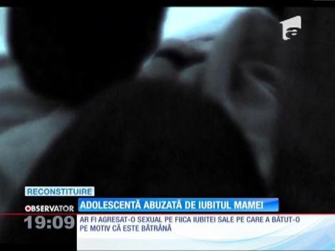 Fată de 15 ani abuzată de iubitul mamei