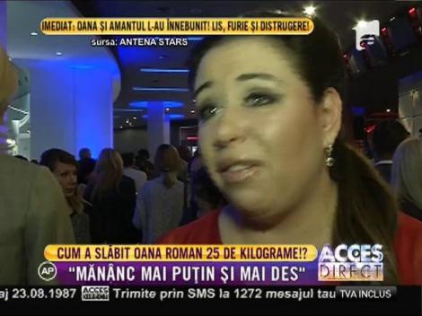 Oana Roman a slăbit 25 de kilograme: ”Mănânc puțin și des”