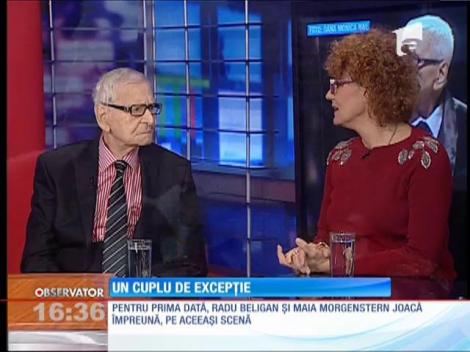 Radu Beligan şi Maia Morgenstern, pe aceeași scenă în piesa ”Leul deșertului”