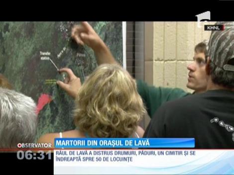 50 de locuinţe din orăşelul Pahoa din Hawaii riscă să fie înghițite de lava topită