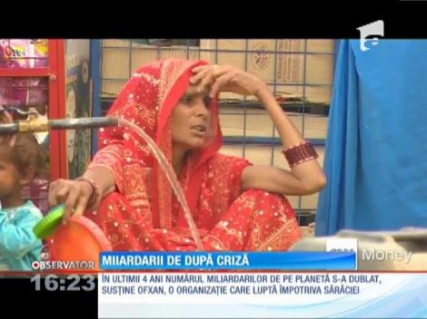 Numărul miliardarilor s-au dublat după criză