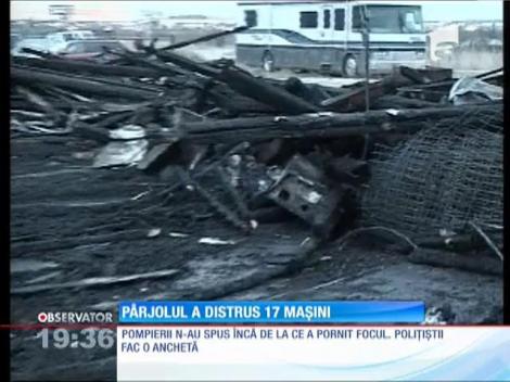 Incendiu puternic în Brașov