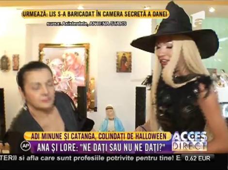 Ana Mocanu şi Loredana Chivu, cu colindatul de Halloween