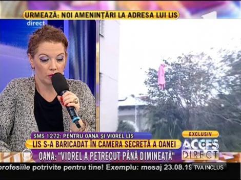 Oana Lis a fugit din de frica lui Viorel