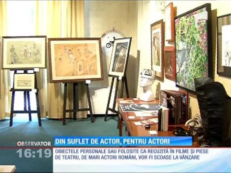 Obiecte folosite de mari actori români, scoase la licitație