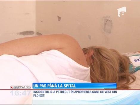 A căzut într-o groapă din trotuar și și-a rupt coloana în două locuri!