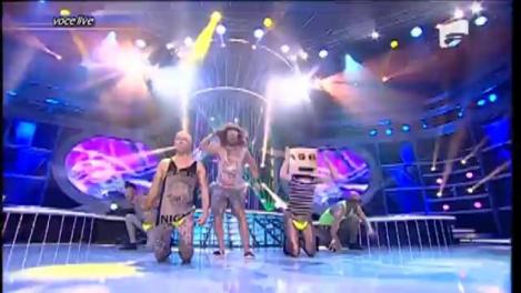 INCENDIAAAAR! Pepe a cântat „Sexy And I Know It”, în timp ce dansa în chiloți, exact ca LMFAO!