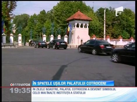 Palatul Cotroceni este locul unde lucrează preşedintele României