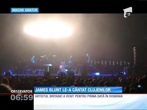 Renumitul artist britanic James Blunt a cântat la Cluj