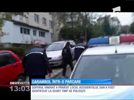Beat şi fără carnet, un tânăr din Zalău a distrus 12 maşini