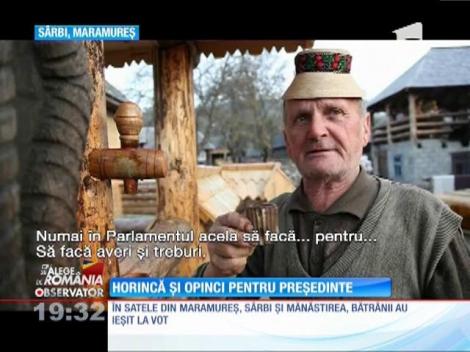 Hornică şi opinci pentru preşedinte