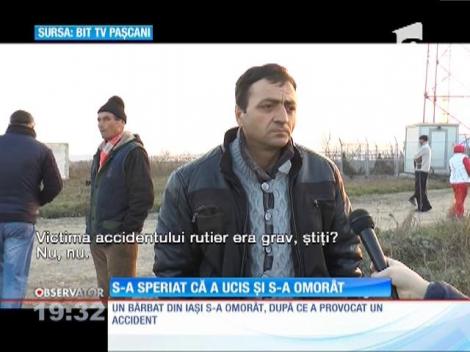 Update / S-a sinucis după ce a făcut un accident