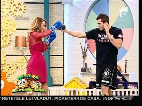 Flavia Mihășan, prima lecție de box