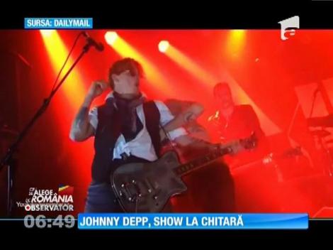 Johnny Depp, show la chitară alături de Marilyn Manson