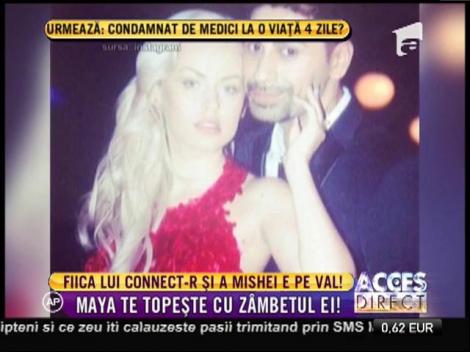 Maya, fiica lui Connect-r, s-a costumat pentru Halloween