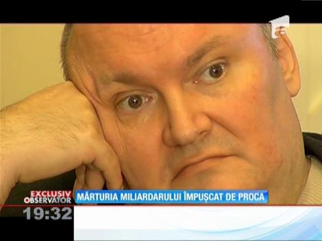 Mărturia miliardarului împușcat de Vitalie Proca