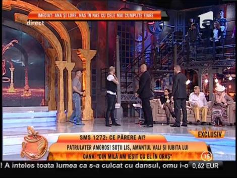 Scene incredibile! Viorel Lis a sărit la gâtul lui Vali, amantul Oanei!