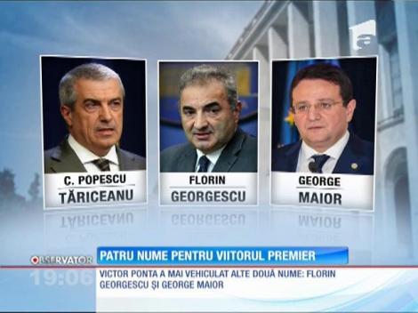 România alege, dar ce se alege de România / Patru nume pentru viitorul premier