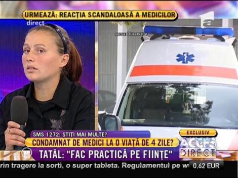 Doctorii o ignoră pe mama bebelușului care a trăit doar 4 zile