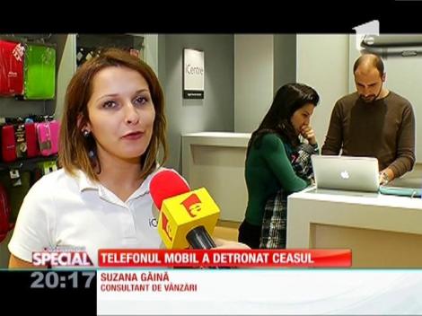Telefonul mobil a detronat ceasul