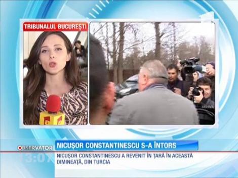 Nicuşor Constantinescu s-a întors din Turcia