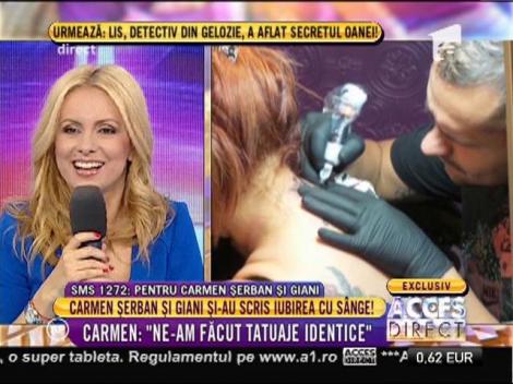 Carmen Şerban şi Giani şi-au scris iubirea cu sânge!