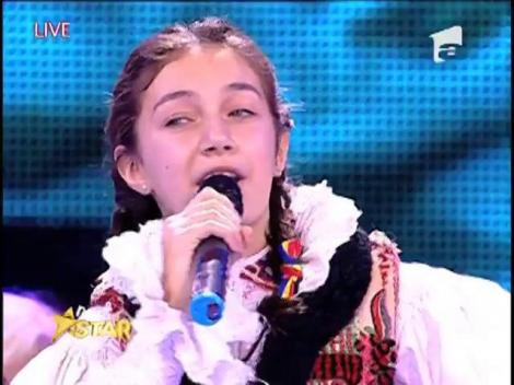 Vezi aici cum cântă muzică populară Bianca Popa, la Next Star!