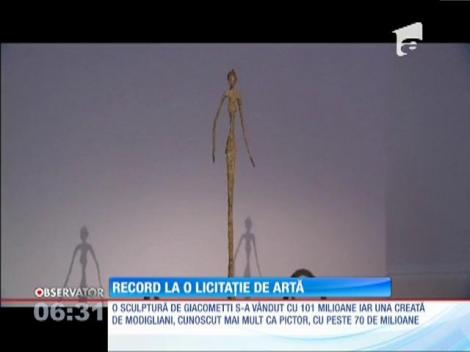 Record la o licitație de artă