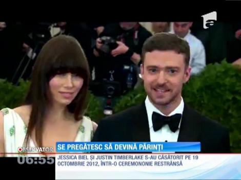 Justin Timberlake şi Jessica Biel se pregătesc să devină părinţi