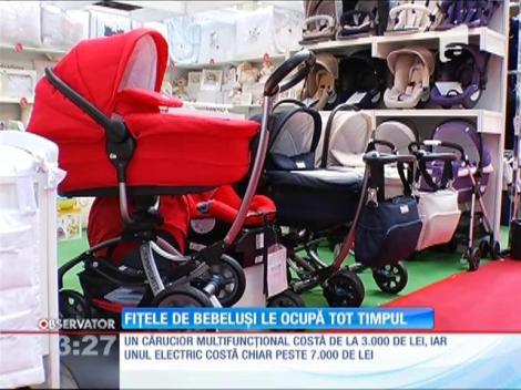 Fiţele de bebeluşi le ocupă tot timpul părinţior