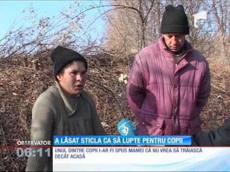 A lăsat sticla ca să lupte pentru copii