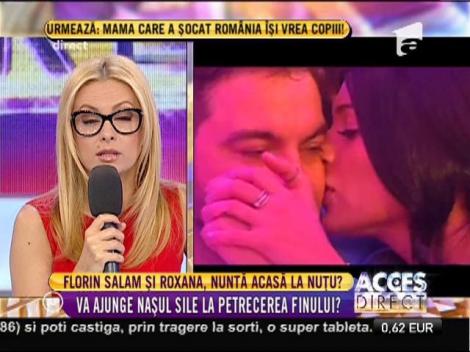Florin Salam şi Roxana, nuntă acasă la Nuţu?