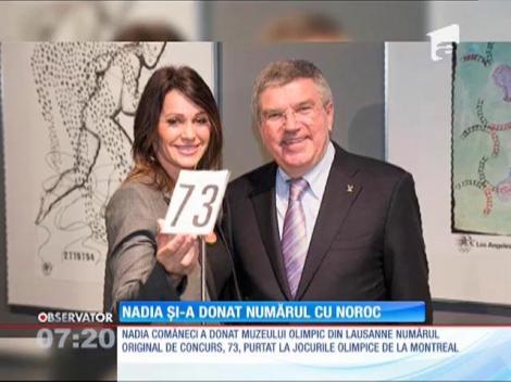 Nadia Comăneci, donaţie nepreţuită Muzeului Olimpic din Lausanne