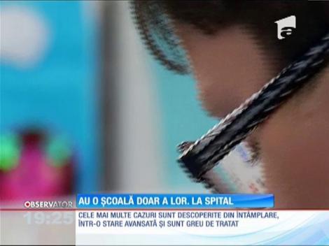 Tot mai mulţi copii din România sunt diagnosticaţi cu cancer