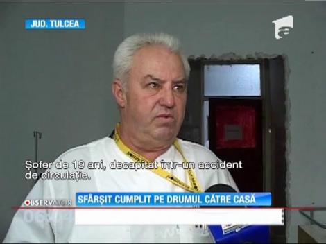 Un tânar şi-a pierdut viaţa într-un grav accident rutier petrecut în judeţul Tulcea