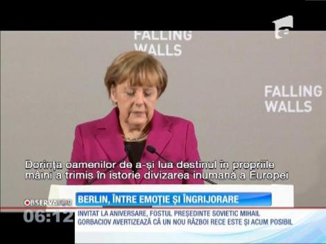Ceremoniile dedicate aniversării a 25 de ani de la căderea Zidului se încheie astăzi