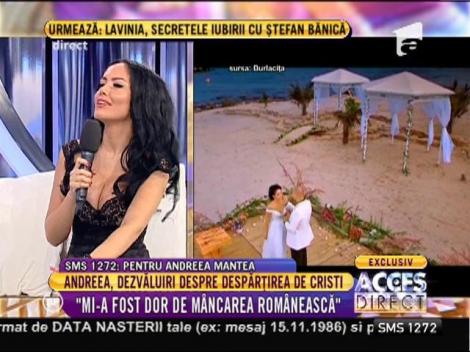 Andreea Mantea pune punct speculațiilor! Adevăratul motiv al separării de Mitrea: "Cristi avea alte dorințe, ca... "