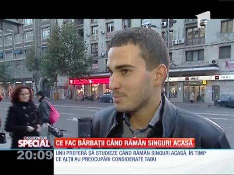 Special! Ce fac bărbații când rămân singuri acasă