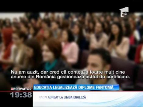 Ministrul Educației legalizează diplome fantomă
