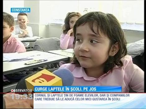 Amenzi pentru companiile care aduc elevilor cornul și laptele